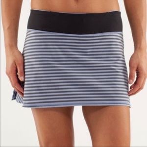 Lululemon Pace Skirt II *4-way Stretch polar stripe